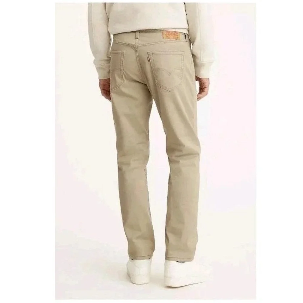 NEW Levi's 514 Men's 30x29 Straight Twill Pants Khaki Stretch